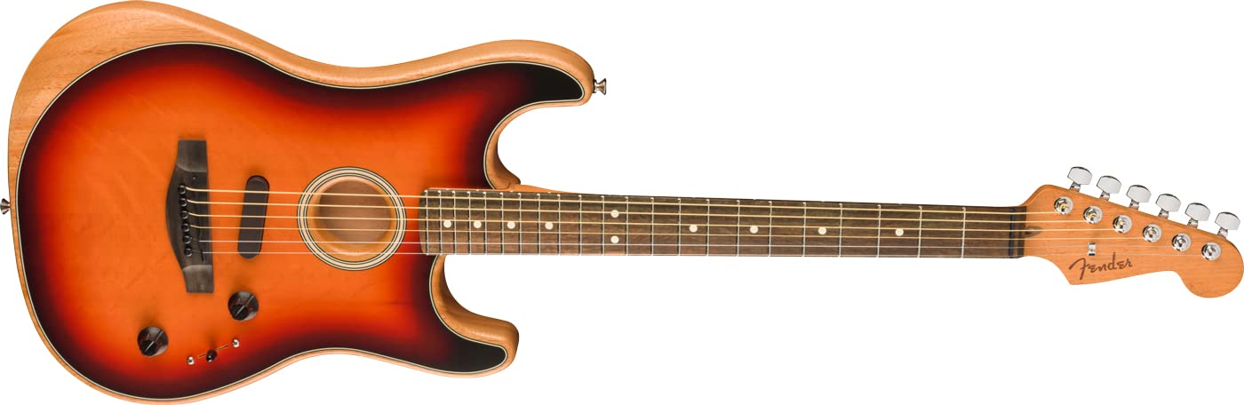 Amazon.com: Fender American Acoustasonic Stratocaster Acoustic
